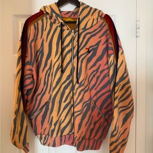 Aviator Nation Tiger Zip Hoodie unisex L
